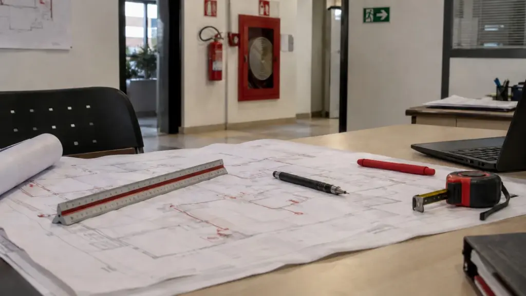 Elaboração de projeto de prevenção e combate à incêndio